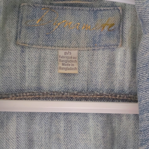 Dynamite Denim Vest - Picture 2 of 2
